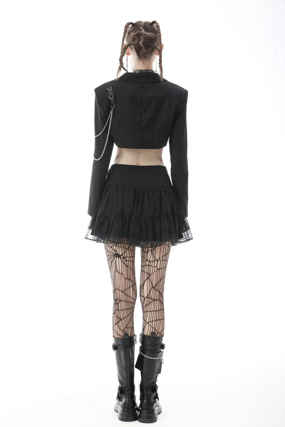 Goth Short Bat Jacket
