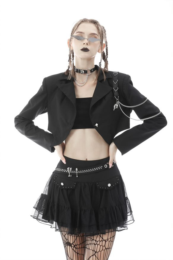Goth Short Bat Jacket